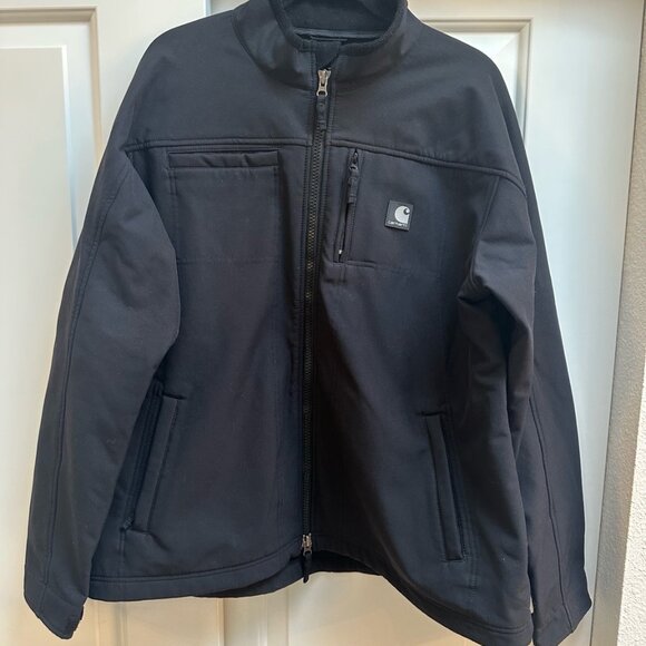 🔥 Carhartt Women’s Soft Shell Jacket – Black – Size XXL Regular (WJ176 BLK) - Picture 3 of 4